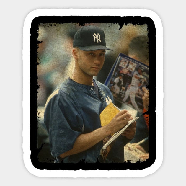 Derek Jeter - 22 for 61 Wit Sticker by SOEKAMPTI